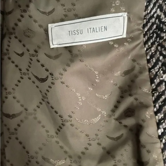 NWOT Zadig and Voltaire Marla Coat Wool Silk Size M - Picture 6 of 8